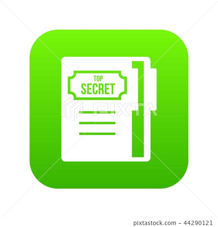 Notepad icon digital green Notepad icon digital green 44290121