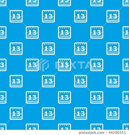 Date calendar pattern vector seamless blue Date calendar pattern vector seamless blue 44290351