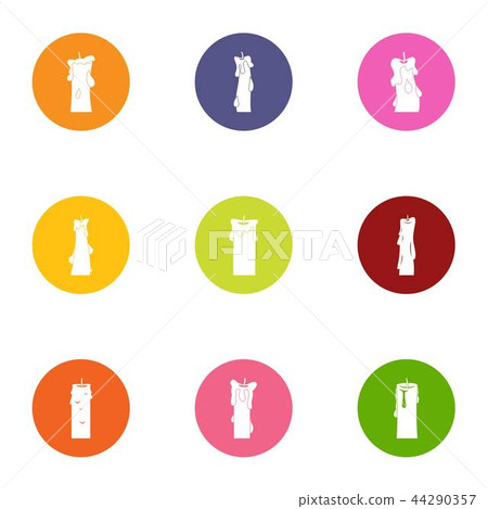 Flare icons set, flat style Flare icons set, flat style 44290357