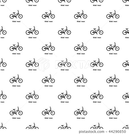 Kids man bike icon, simple style Kids man bike icon, simple style 44290850