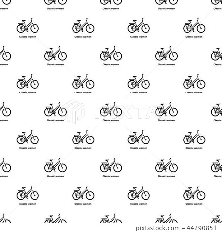 Classic women bike icon, simple style Classic women bike icon, simple style 44290851