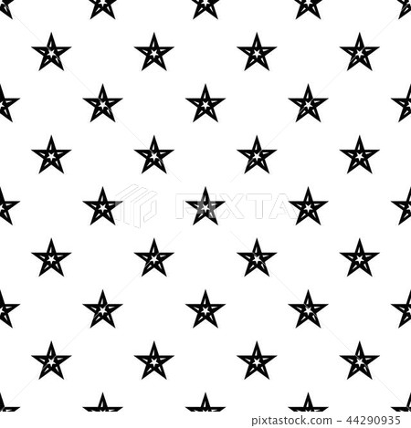 Geometric figure star icon, simple style 44290935