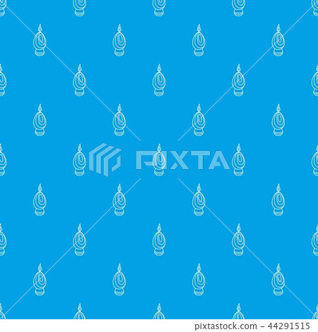 Egg candle pattern vector seamless blue Egg candle pattern vector seamless blue 44291515