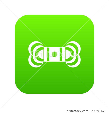 Skein of yarn icon digital green Skein of yarn icon digital green 44291678