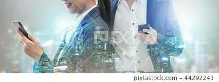 Mobile phone telecommunication technology concept 44292241