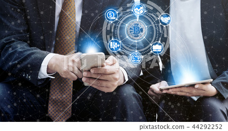 Bitcoin BTC and Cryptocurrency Trading Concept Bitcoin BTC and Cryptocurrency Trading Concept 44292252