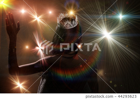 Portrait of Miss Pageant Beauty Contest Crown Portrait of Miss Pageant Beauty Contest Crown 44293623