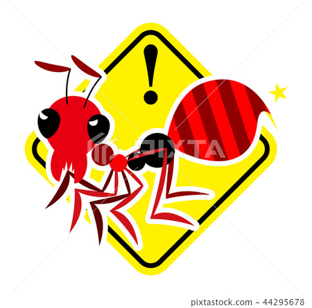 Illustration of fire ant 44295678