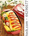 Lunch of omelet rice 44296677