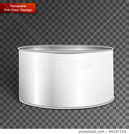 White Blank Tincan Metal Tin Can 44297158