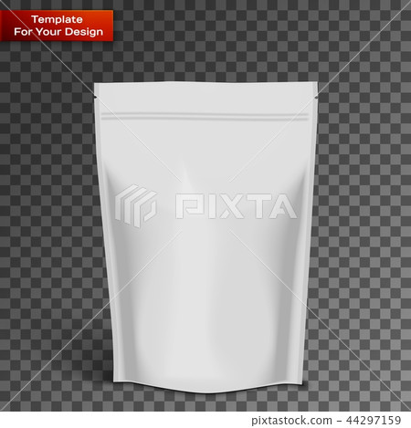 White Blank Foil Food Illustration Isolated White Blank Foil Food Illustration Isolated 44297159