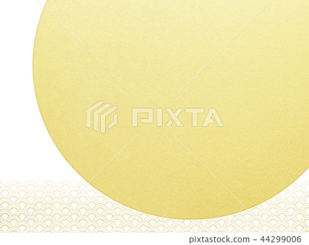 Japanese-Japanese pattern-Japanese style-background-gold foil-wave Japanese-Japanese pattern-Japanese style-background-gold foil-wave 44299006