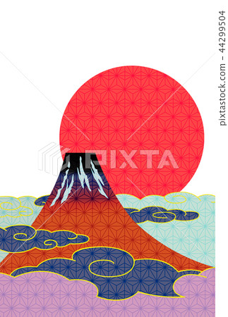 新年快樂卡,富士山第一個日出 新年快樂卡,富士山第一個日出 44299504
