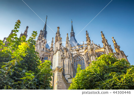 The Cathedral of St Barbara in Kutna Hora. The Cathedral of St Barbara in Kutna Hora. 44300446