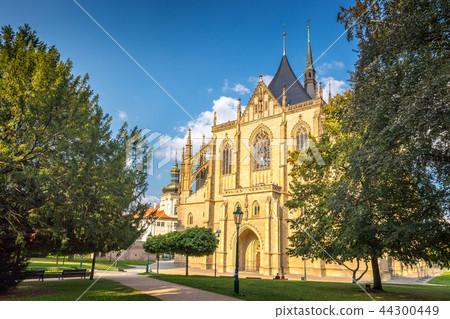 The Cathedral of St Barbara in Kutna Hora. The Cathedral of St Barbara in Kutna Hora. 44300449