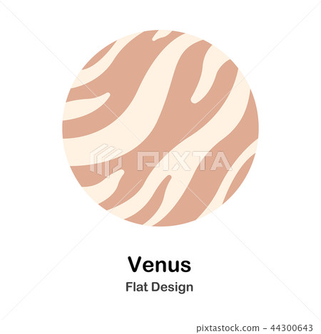 Venus Flat Illustration 44300643