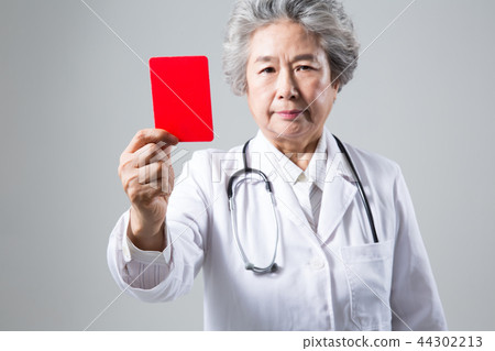 Female doctor portrait, hospital examination consultation Female doctor portrait, hospital examination consultation 44302213