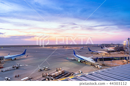 Chubu International Airport in the evening Chubu International Airport in the evening 44303112