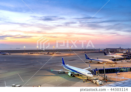 Chubu International Airport in the evening 44303114