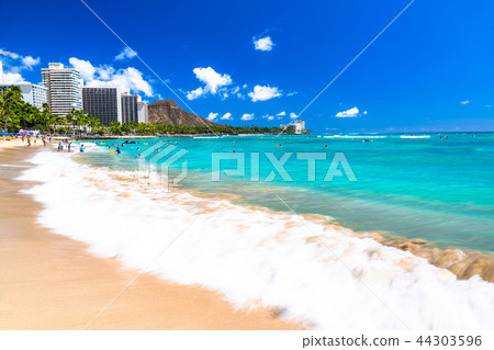 "Hawaii" Waikiki Beach Honolulu 44303596