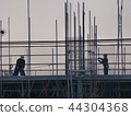 Dusk apartment building site 44304368