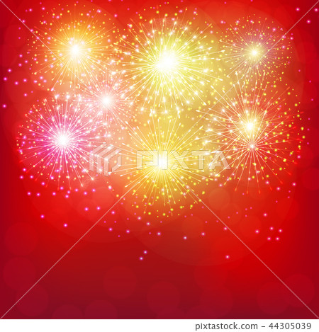 Festive red background. 44305039
