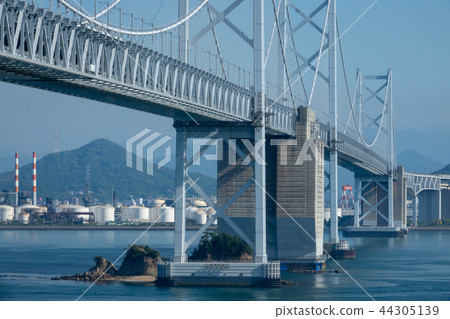 Looking at Shikoku from Seto Ohashi-Yojima- 44305139