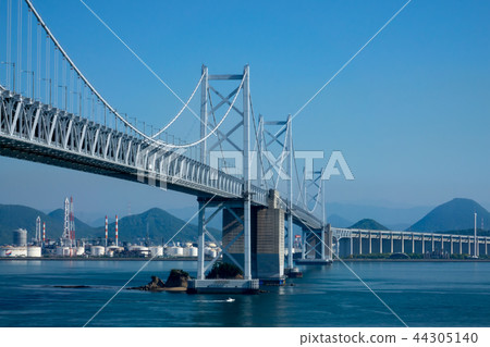 Looking at Shikoku from Seto Ohashi-Yojima- 44305140
