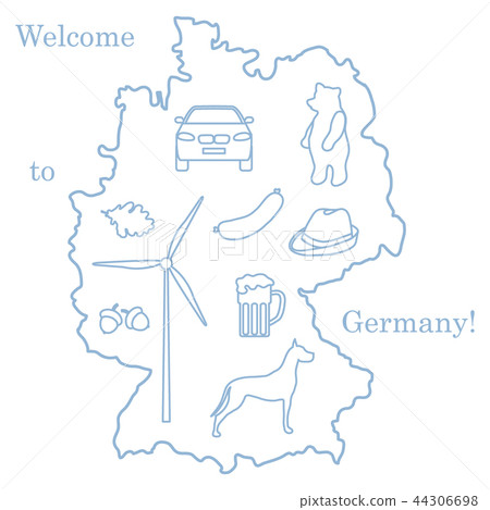 various symbols of Germany Travel and leisure. 44306698