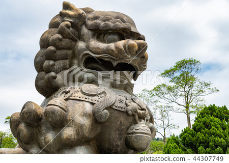 國立故宮博物院銅獅 台湾台北故宮博物院銅製獅子 Chinese Copper Lion 44307749