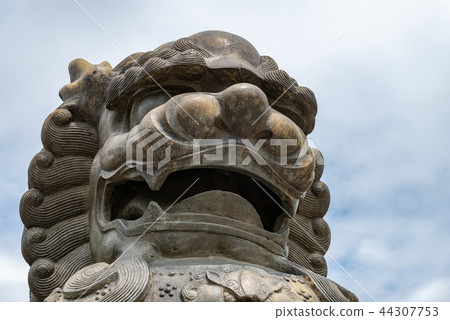 國立故宮博物院銅獅 台湾台北故宮博物院銅製獅子 Chinese Copper Lion 44307753