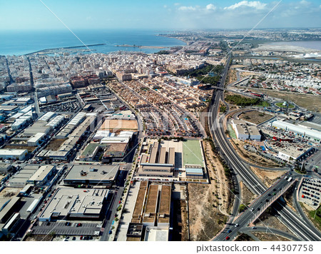 Aerial view Torrevieja townscape Aerial view Torrevieja townscape 44307758