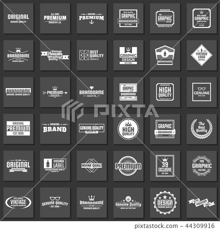 Vintage Retro Vector Logo for banner Vintage Retro Vector Logo for banner 44309916