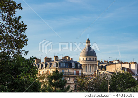 View to the Pantheon in Paris, France 44310195