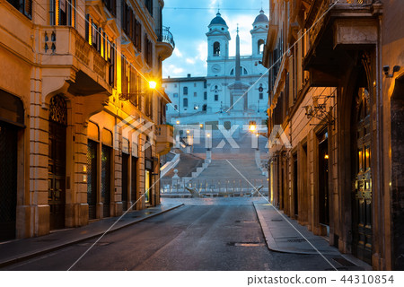 Spanish stairs and church Spanish stairs and church 44310854