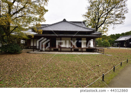 Kyoto gyoen shrine pillar ruins Kyoto gyoen shrine pillar ruins 44312860