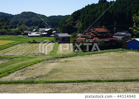 Japanese countryside landscape view 44314940