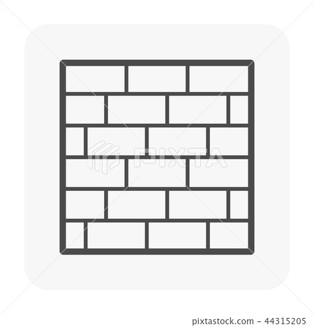 brick floor icon 44315205