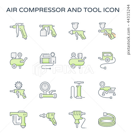 Air compressor icon 44315244