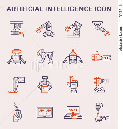 artificial intelligence icon artificial intelligence icon 44315246