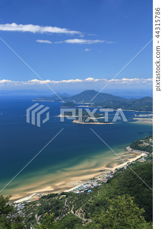 香川縣桑託的太陽海灘（Minami Gahamahama South附近），Kashiwajima，莊內半島 44315786