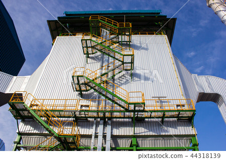 Electrostatic precipitator at biomass power plant 44318139