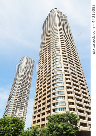 小杉站周圍的風景高層公寓組垂直位置 44319082