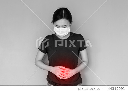 Flu woman, Crying girl. Allergy, illness. Flu woman, Crying girl. Allergy, illness. 44319991