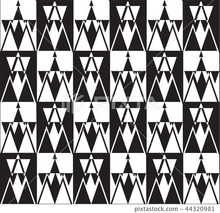 Seamless geometric pattern background with triangu Seamless geometric pattern background with triangu 44320981