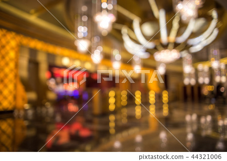 Defocused background image of casino interior 44321006