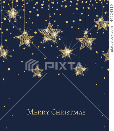 Merry Christmas stars Merry Christmas stars 44324519