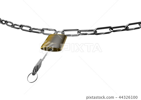 Crime prevention image (padlock type) 44326100