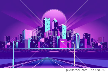 Night Neon City 44328192