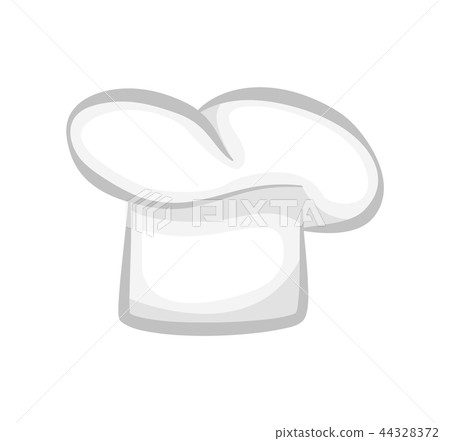 White Chef Cook Hat Realistic Stylish 3D Design 44328372